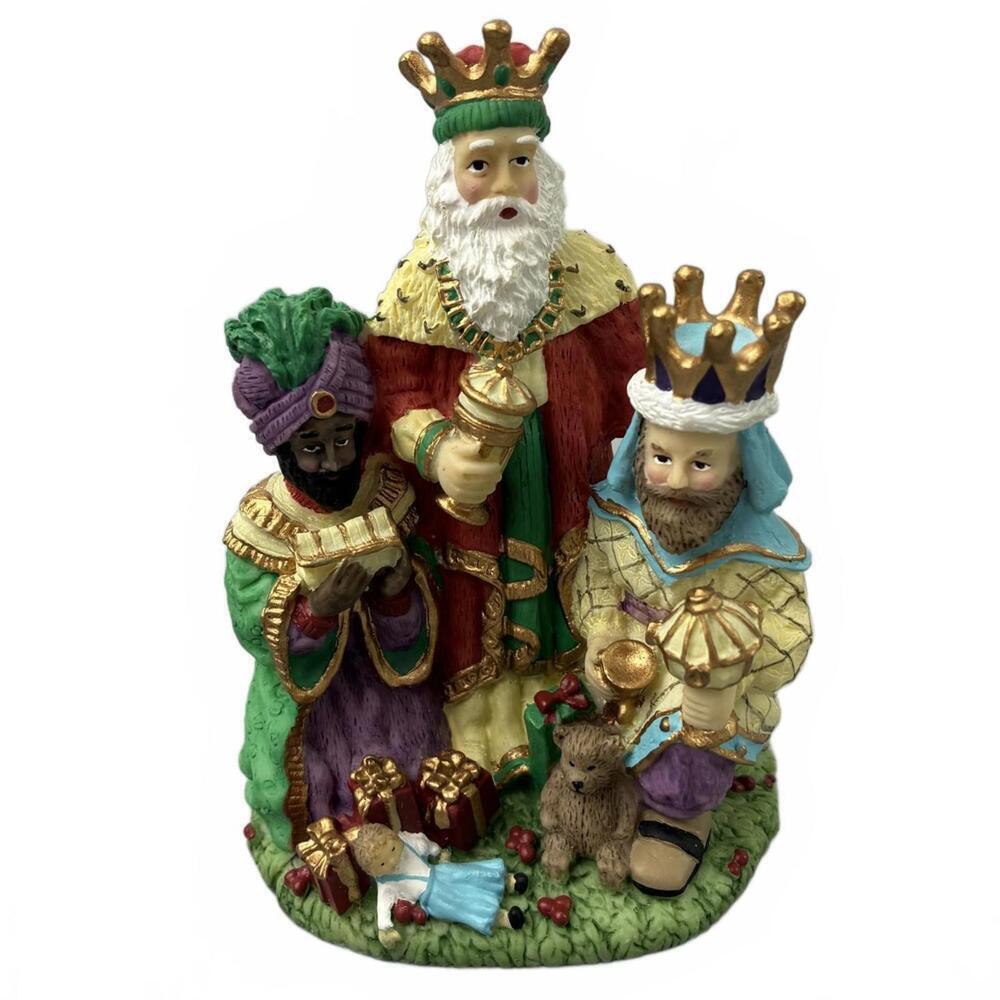 Vtg Three Magi - Spain Nativity Christmas Collectible Figurine - 1995